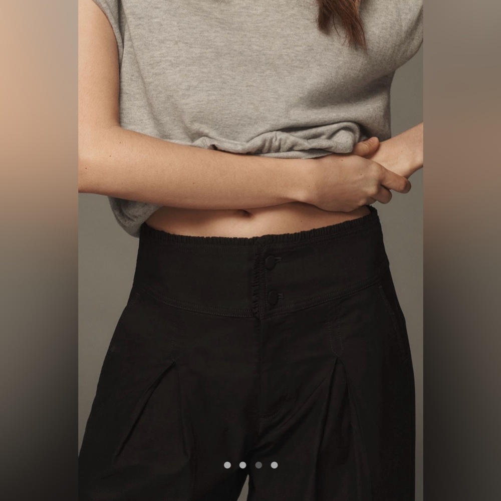 Maeve A-Line Yoke Culotte Pants - Picture 5 of 10